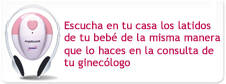 Escucha los latidos de tu bebe